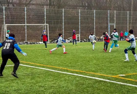 Mladší žáci v zimní přípravě: Cenná lekce proti Hlubině