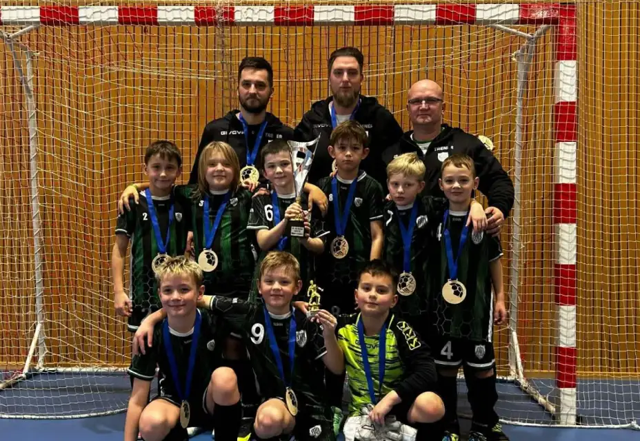 Mladší přípravka celkově druhá v zimní lize OFS!